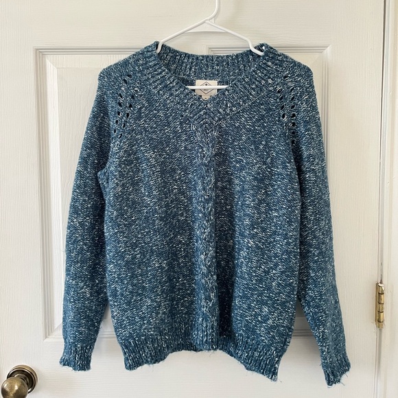 St. John's Bay Sweaters - St Johns Bay Blue Knit Women's Sweater